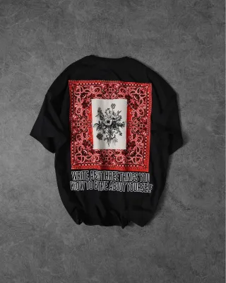 PREMIUM CLASSY PRINTED DROP SHOLDER T SHIRT